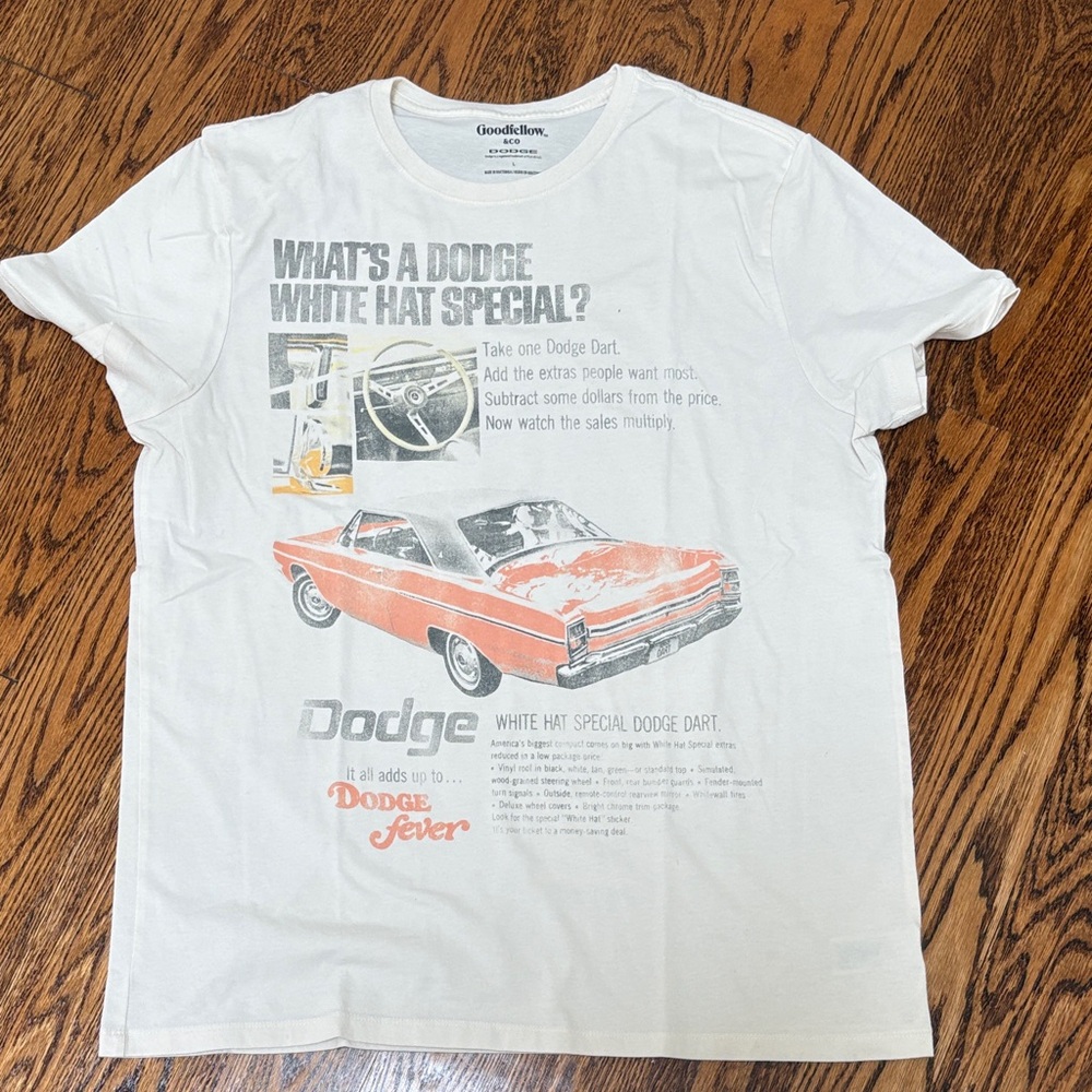 Goodfellow & Co White Graphic T-Shirt for Men